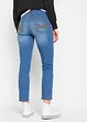 Jean skinny sculptant, taille moyenne, cropped, bonprix