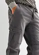 Jean jogger droit avec poches cargo, Regular, bonprix
