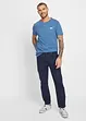 Kurzarm-Henleyshirt aus reiner Bio-Baumwolle, bonprix