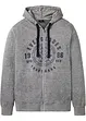 Kapuzen-Sweatjacke mit Komfortschnitt, bonprix