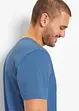 Kurzarm-Henleyshirt aus reiner Bio-Baumwolle, bonprix