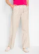 Pantalon large en lin mélangé, bonprix