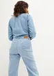 Lot de 2 corsaires en jean taille mi-haute, bonprix