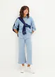 Lot de 2 corsaires en jean taille mi-haute, bonprix