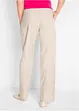 Pantalon large en lin mélangé, bonprix