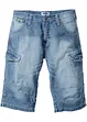 Leichte Jeans-Long-Cargobermuda, Relaxed Fit, bonprix