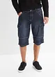 Bermuda long poches cargo en denim léger, coupe loose, bonprix