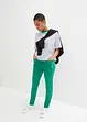 Pantalon à taille élastiquée en jersey milano confortable, bonprix