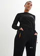 Pantalon à taille élastiquée en jersey milano confortable, bonprix