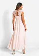 Robe longue avec empiècement dentelle, bonprix