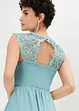 Robe longue avec empiècement dentelle, bonprix