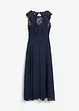 Robe longue avec empiècement dentelle, bonprix