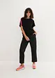 T-Shirt mit Neonstreifen aus reiner Bio-Baumwolle, bonprix