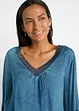 Shirt-Tunika mit Spitze, bonprix