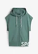 Ärmellose Sport-Shirtjacke mit Kapuze, bpc bonprix collection