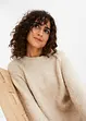 Grobstrick-Pullover aus Teddygarn, bonprix