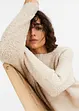 Grobstrick-Pullover aus Teddygarn, bonprix