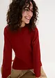 Oversize Pullover mit Turtleneck und Seitenschlitzen, bonprix