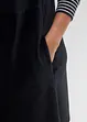 Latzkleid aus Jersey-Cord, knieumspielend, bonprix