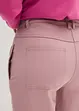 High Waist Barrel-Twillhose mit vorverlegten Seitennähten und Bequembund, bonprix