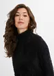 Federgarn-Pullover mit weiten Ärmeln, Boxy-Fit, bonprix