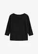 Oversize-Sweatshirt mit Struktur, bonprix