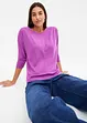 Oversize-Sweatshirt mit Struktur, bonprix