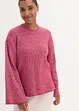 Boxy-Pullover aus Rippstrick, bonprix