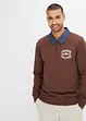 Sweatshirt mit Polokragen, bonprix