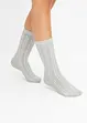 Chaussettes thermiques coton intérieur éponge (lot de 4 paires), bonprix