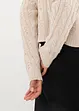 Strickjacke mit Zopfmuster, bonprix