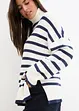 Oversized Pullover mit seitlichen Schlitzen, bonprix