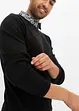 Feinstrick - Pullover mit Hemdkragen, bonprix