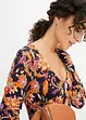 Robe midi en jersey Milano à fleurs, bonprix