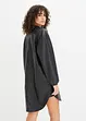 Oversized Lederimitat-Kleid, bonprix