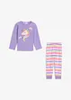 Mädchen Pyjama mit Bio-Baumwolle (2-tlg. Set), bonprix