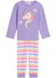 Mädchen Pyjama mit Bio-Baumwolle (2-tlg. Set), bonprix