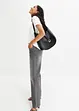 Wide-Leg-Jeans, Mid Waist, Stretch, bonprix