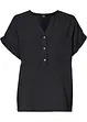 Blouse manches courtes en gaze de coton, bonprix