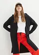 Long-Sweatjacke mit Seitenschlitzen, bonprix