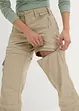 Pantalon technique détachable par zip, déperlant, bonprix