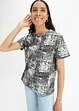 Shirt mit Glanzdruck, bonprix