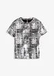Shirt mit Glanzdruck, bonprix