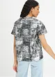 Shirt mit Glanzdruck, bonprix