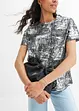 Shirt mit Glanzdruck, bonprix