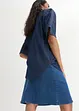 Chemise extensible et oversize en jean, demi-manches, bonprix