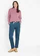 Mom-Jeans Mid Waist, Thermo mit Bequembund, bonprix