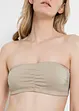 Lot de 2 soutiens-gorge bandeau coton jusqu’au bonnet B, bonprix