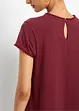 Baumwoll-Shirt mit Spitze, bonprix