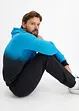 Kapuzensweatshirt mit recyceltem Polyester, Farbverlauf, bonprix